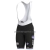 Set Fietsshirt + Korte Koersbroek Groupama FDJ Luxemburgs Kampioenschap Wit Blauw Rood